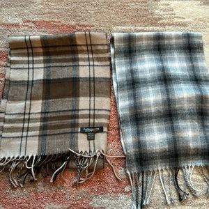 Lot of 2 Norstrom Cashmaire Made in Italy Scarves